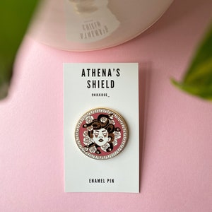 RESTOCK Athena's Shield Enamel Pin