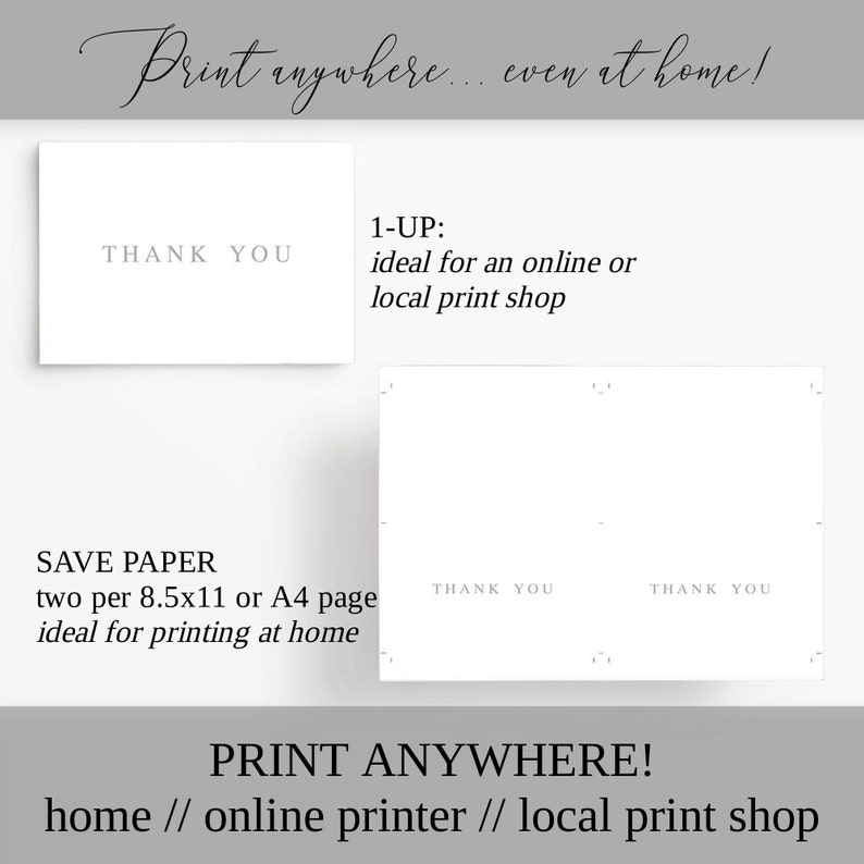 Printable Greenery Thank You Card Calligraphy Bridesmaid Gift Box Card Personalized Wedding Greeting Cards Thank You Gifts 16