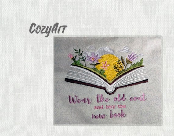 Books are Magic Embroidery Pattern