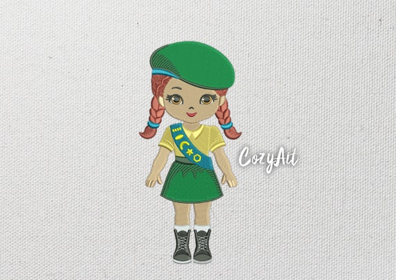 DIGITAL: Girl Scout Braids Hairstyle 4 Sizes Embroidery - Etsy DIGITAL: Girl Scout Braids Hairstyle 4 Sizes Embroidery - Etsy