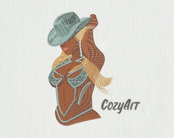 DIGITAL: Bey inspired iconic picture 2023 tour - 4 sizes embroidery design for machine embroidery (557)