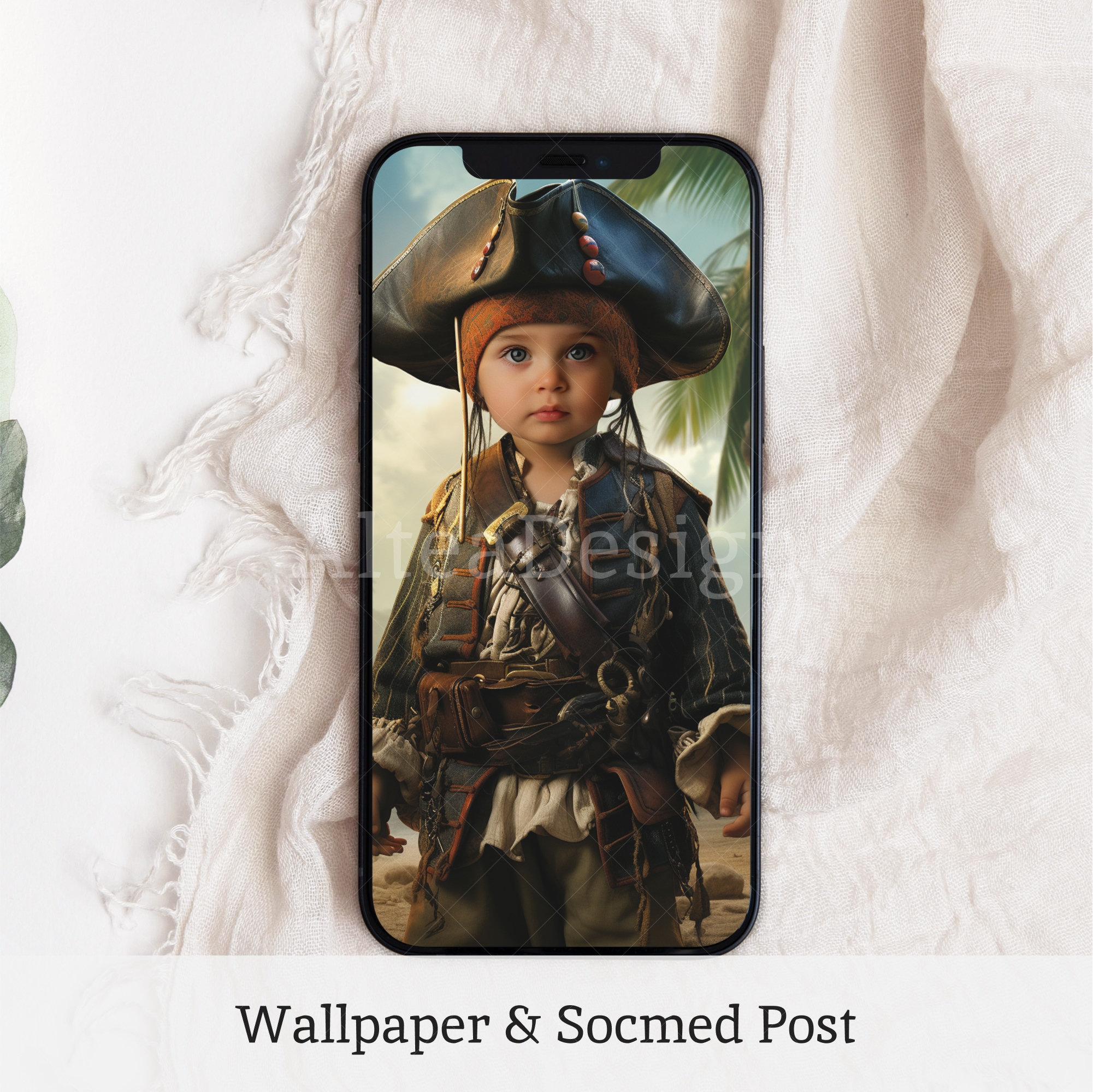 Kids Pirate Face Insert for Photoshop Composite, Digital Background ...