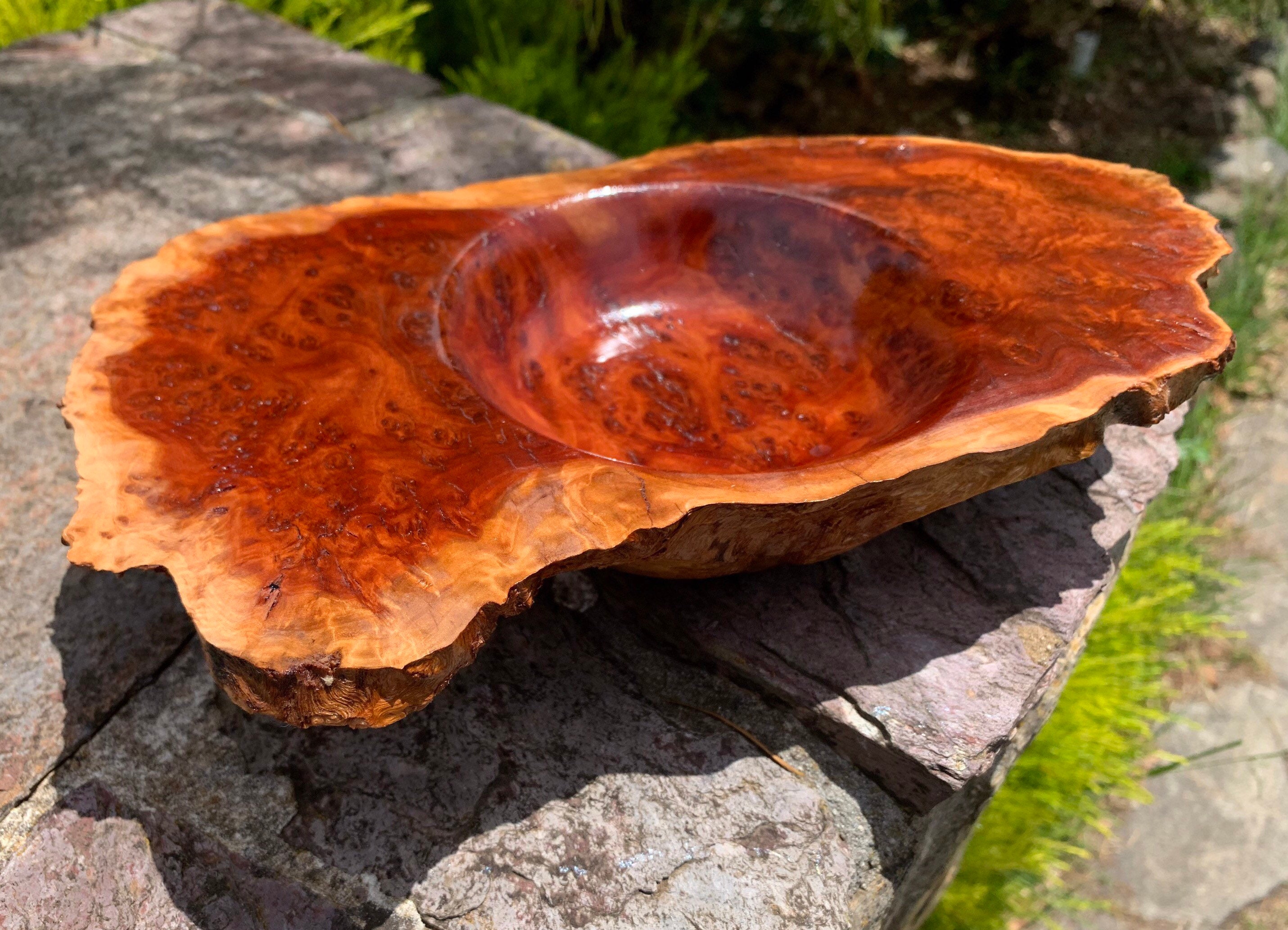 Platter / Bowl Red Mallee Burl Australian Timber Handmade Etsy