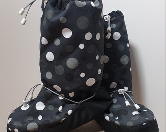 Botas de calentamiento para ballet o danza, Botas de calentamiento para mujer, Botas de calentamiento para hombre, Botas softshell, Botas fijas, Calzado de transporte