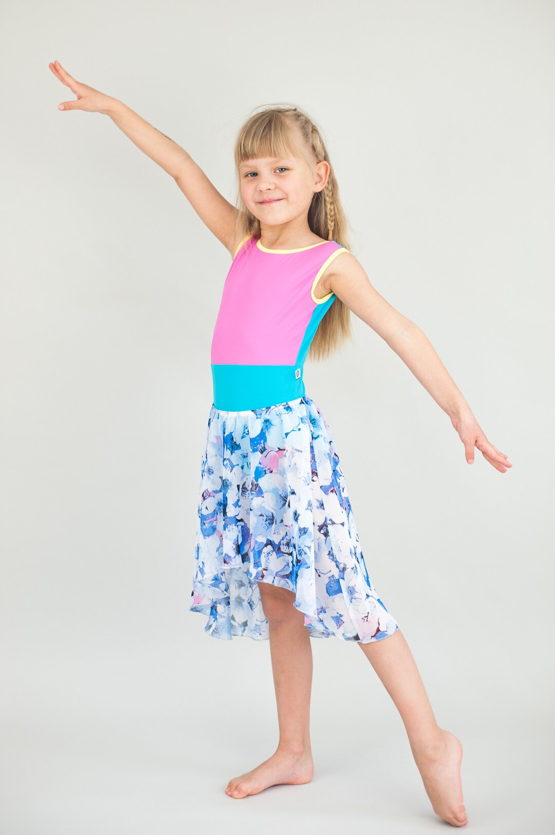 Children Chiffon Ballet Skirt, Chiffon Dance Skirt, Short Skirt, Custom
