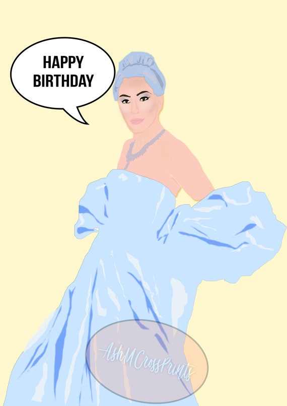 Tarjeta de felicitación Lady Gaga Feliz cumpleaños de lady gaga Tarjeta de felicitación Lady Gaga Feliz cumpleaños