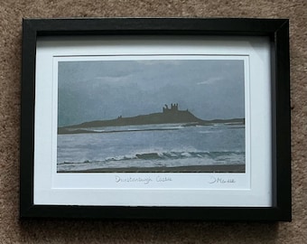Dunstanburgh Castle Pencil Drawing