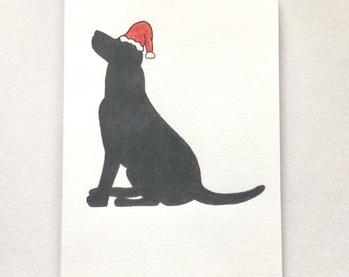 Labrador Christmas Card
