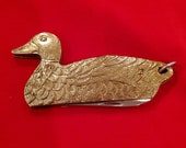 Vintage Figural Pocketknife - Duck
