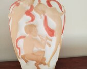 1926-1928 The Dancing Nudes Vase by Consolidated Glass