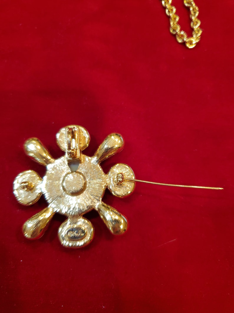 KJL Kenneth Jay Lane Brooch and Necklace