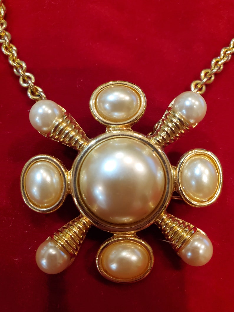 KJL Kenneth Jay Lane Brooch and Necklace