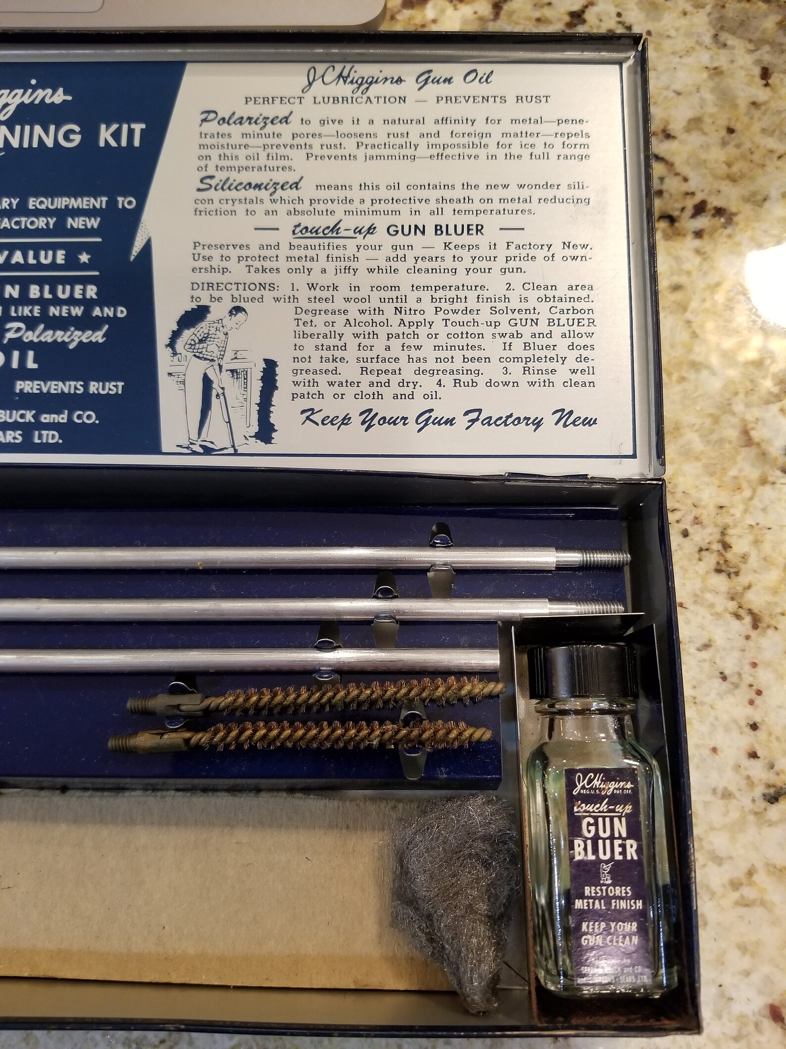 Vintage JC Higgins no. 713 gun cleaning kit Etsy