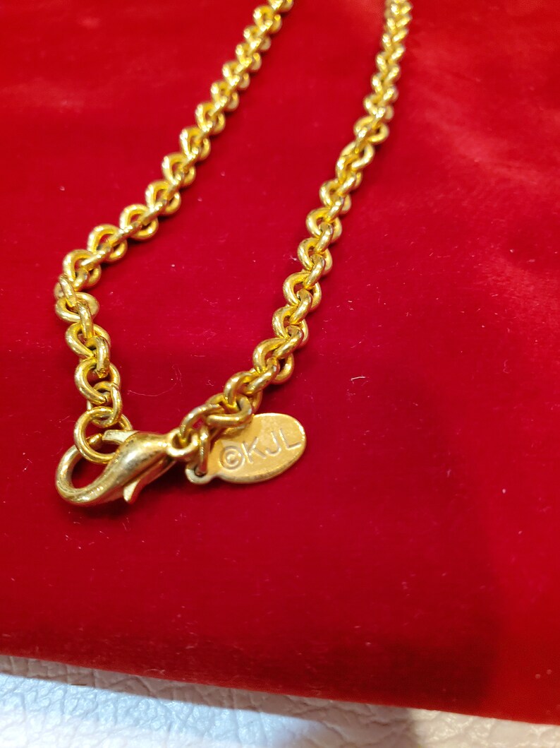 KJL Kenneth Jay Lane Brooch and Necklace