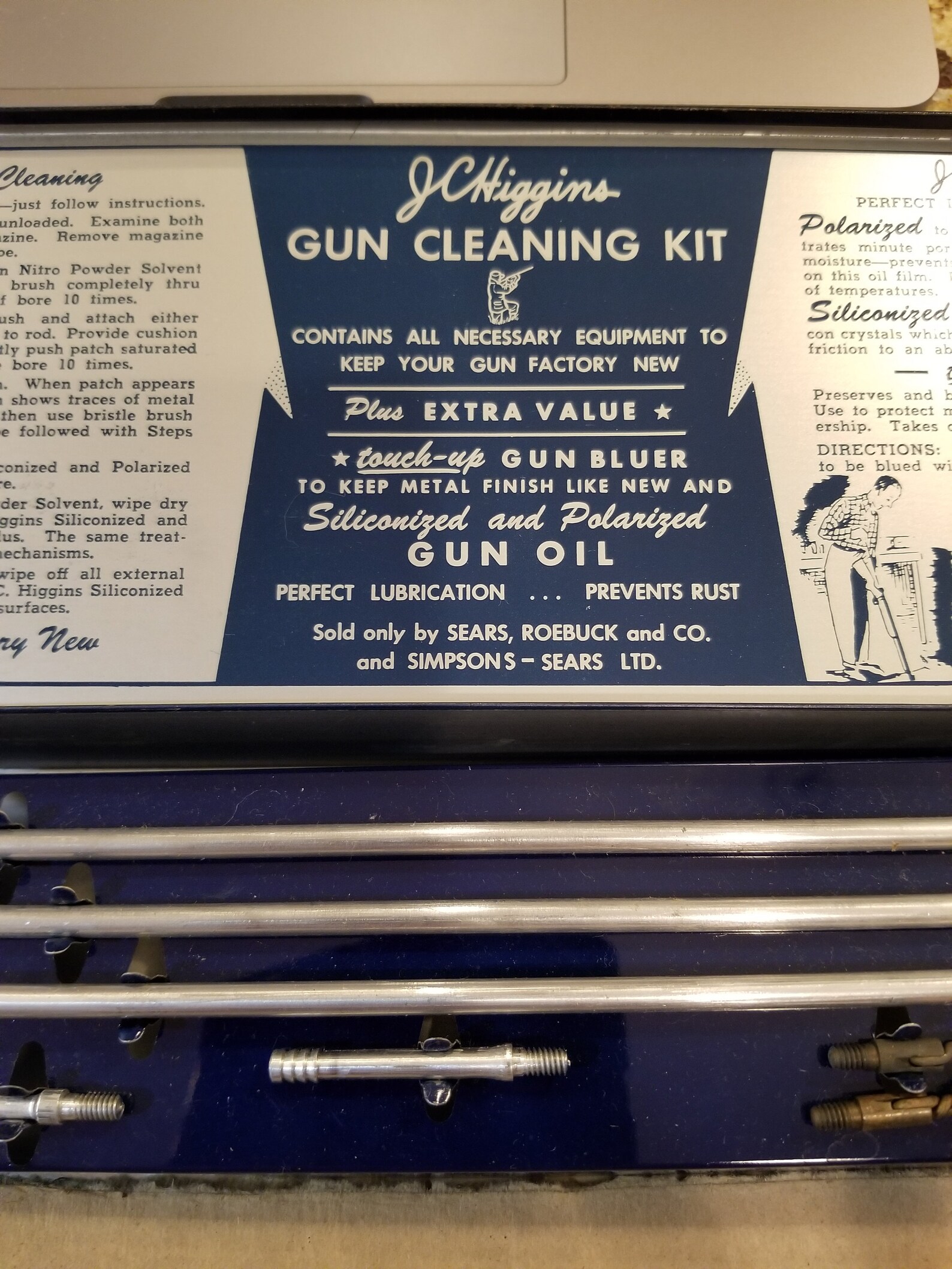 Vintage JC Higgins no. 713 gun cleaning kit Etsy