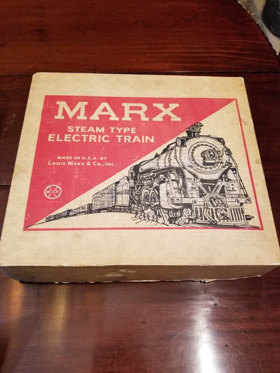 marx steam type electric train
