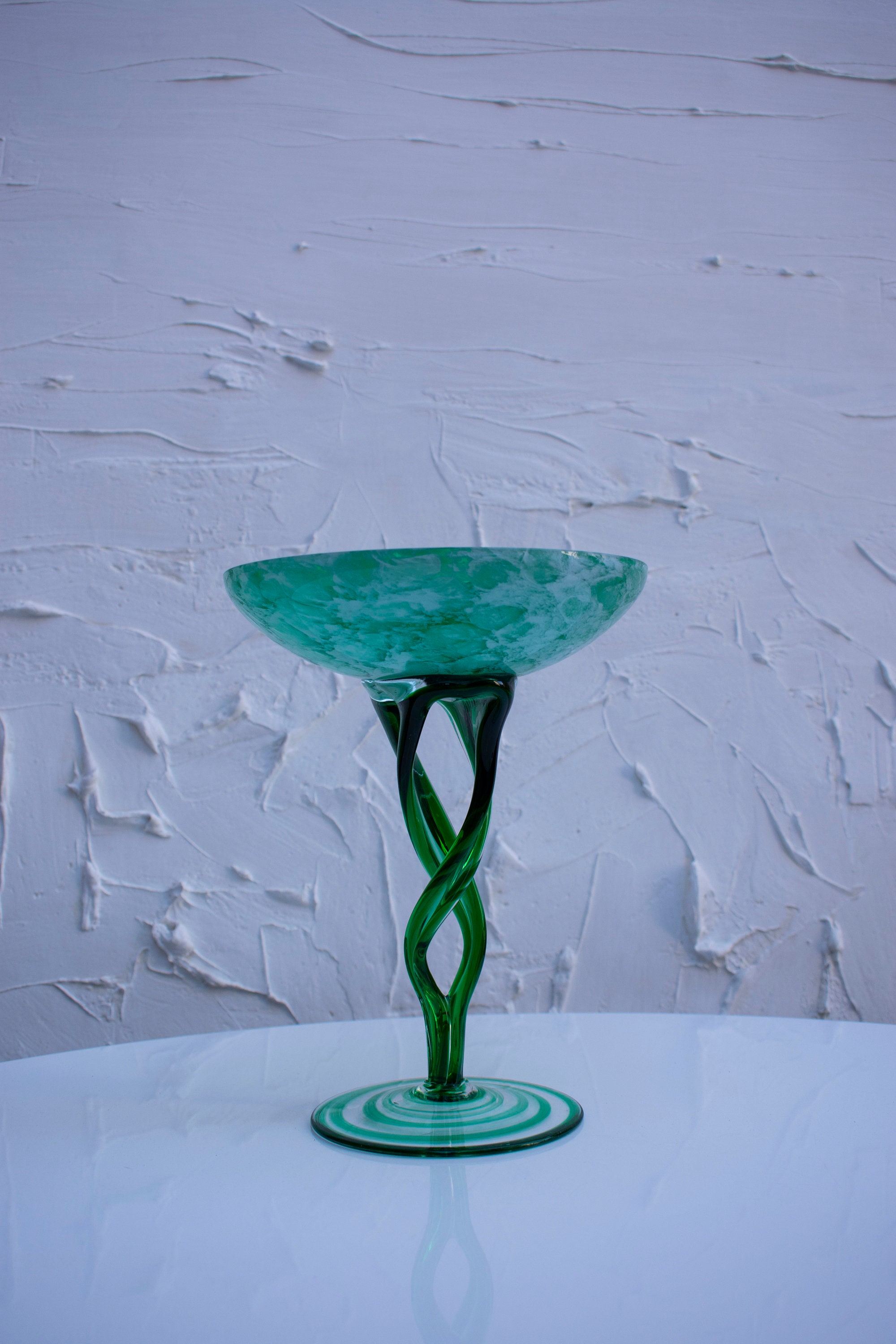 Large Jozefina Krosno Blown Glass Bowl / Deco Glass / Polish Etsy