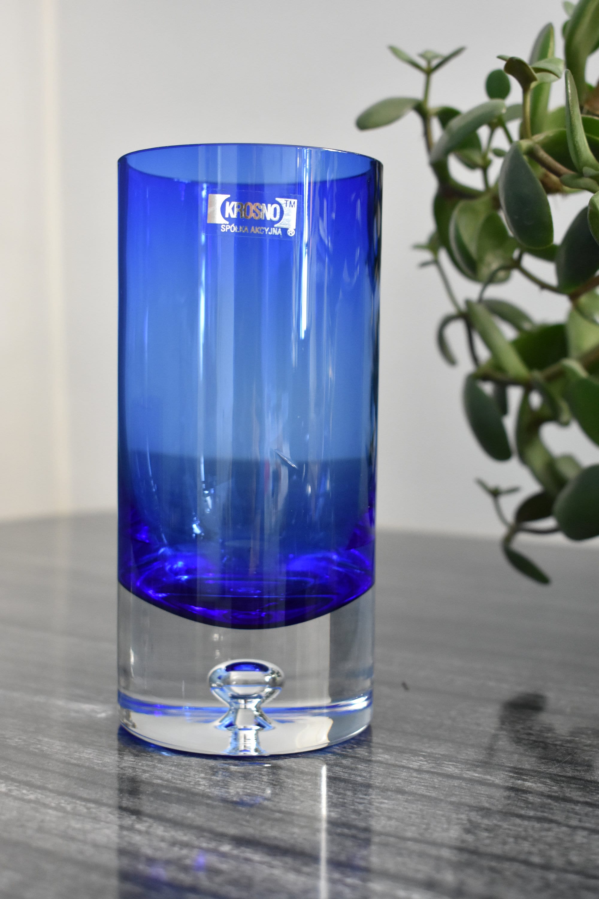 Two Vintage Krosno Candle Holders With Suspended Bubble / Etsy