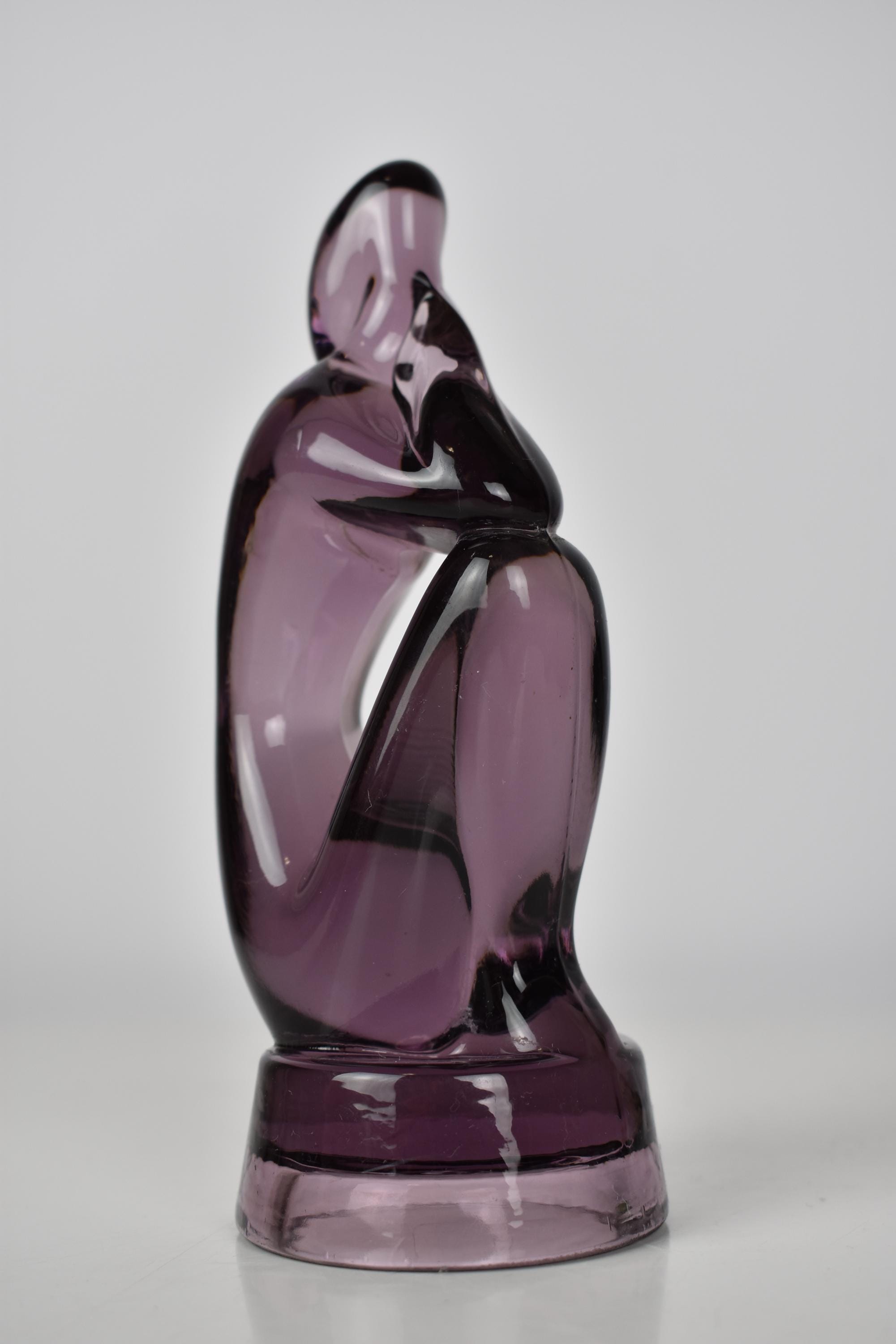 Glass Sculpture by Jitka Forejtova for Rudolfova Hut 1950s - Etsy