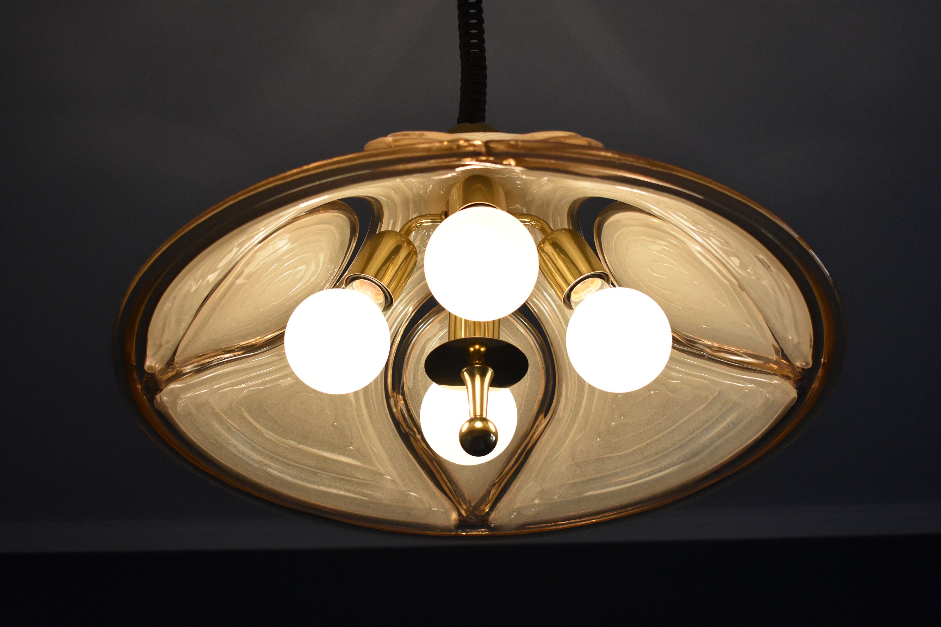 Vintage Cristallux Lucite Ceiling Light / Hand Made in Germany Etsy UK