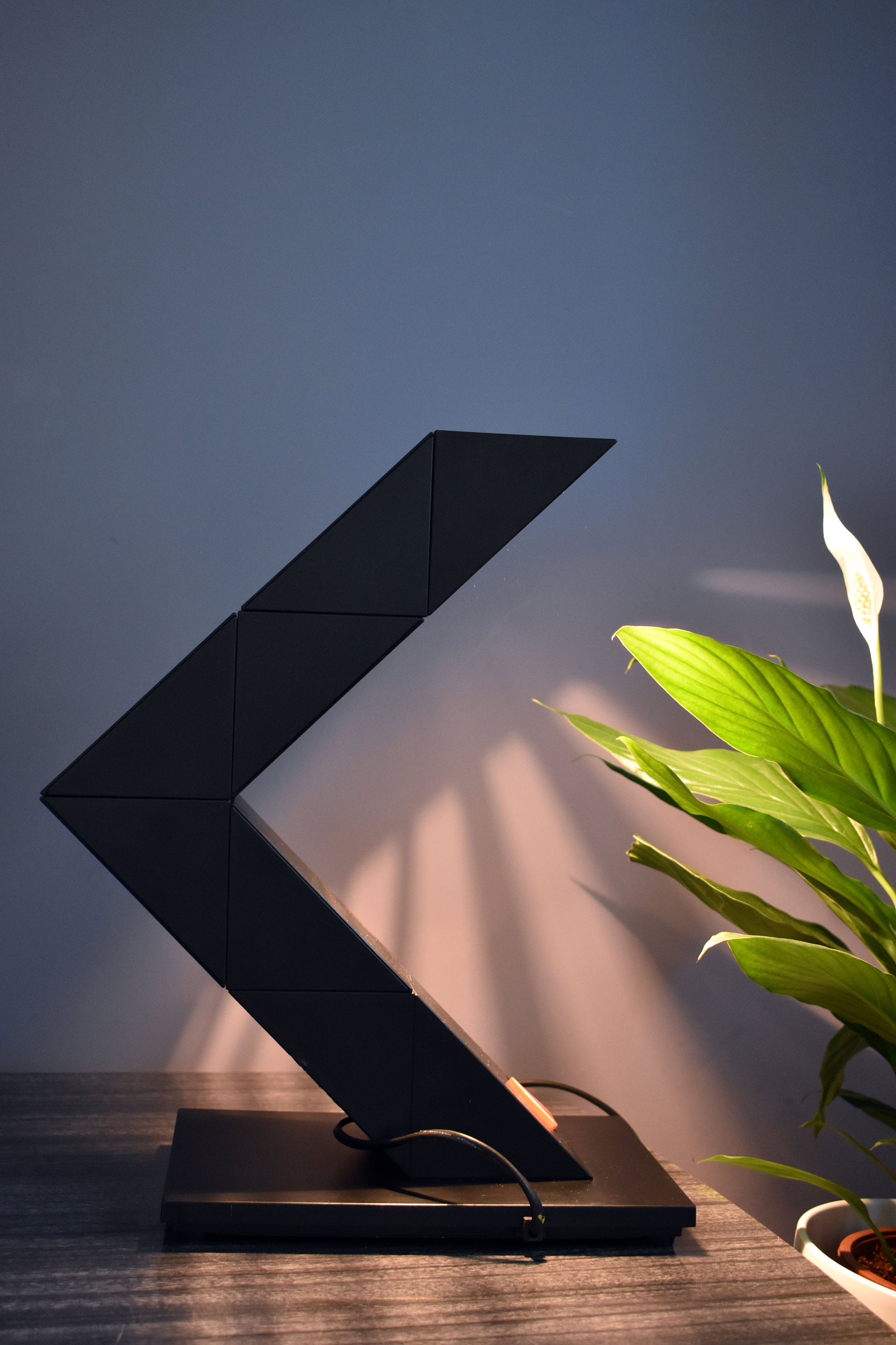 Vintage Zig Zag Desk Lamp: 1980s E-lite Chan Shui Design - Etsy