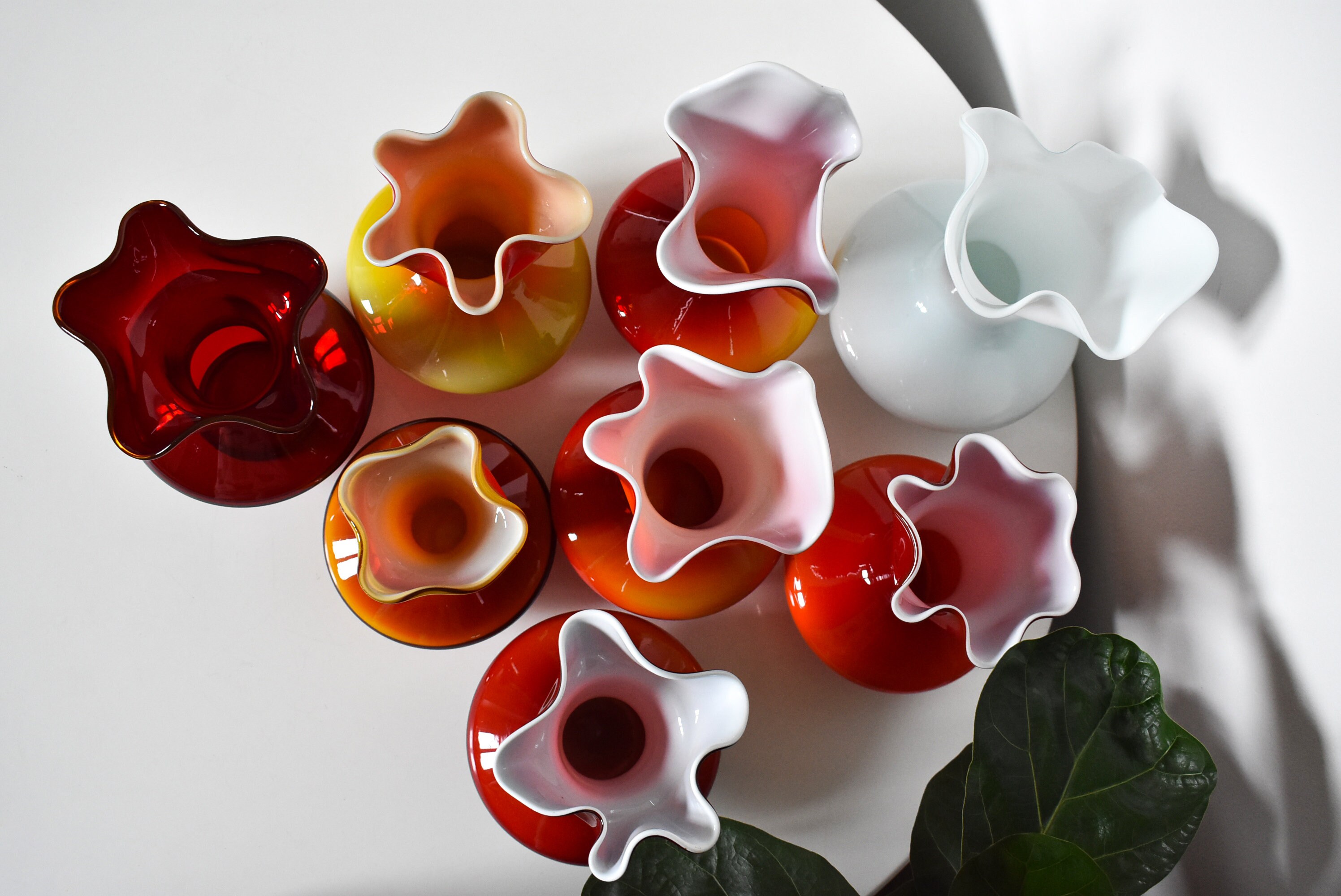 Mid Century Blown Glass Vase by Dragan Drobnjak Made in Etsy