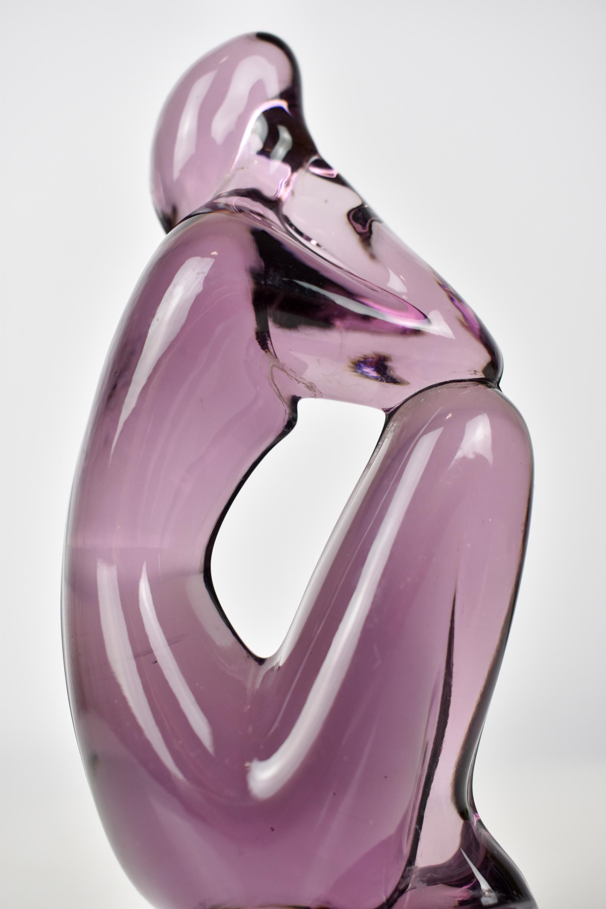 Glass Sculpture by Jitka Forejtova for Rudolfova Hut 1950s - Etsy