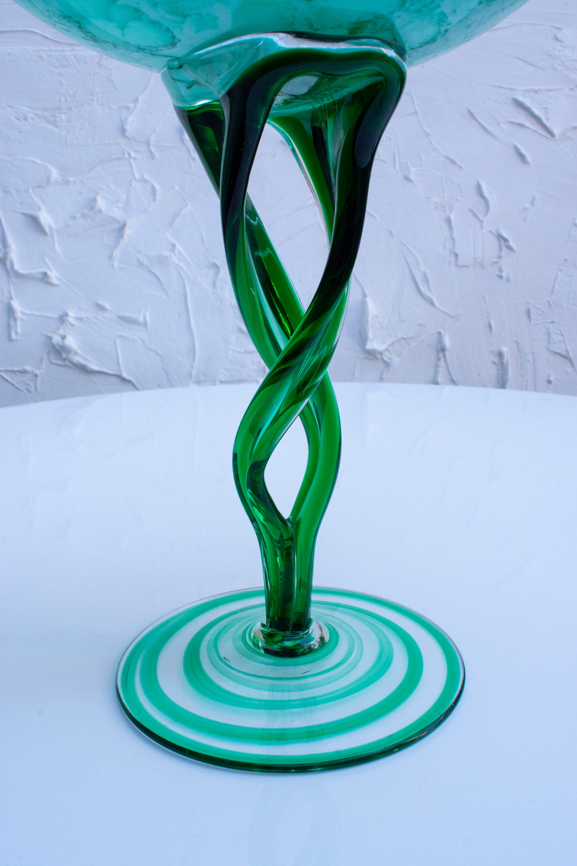 Large Jozefina Krosno Blown Glass Bowl / Deco Glass / Polish Etsy UK