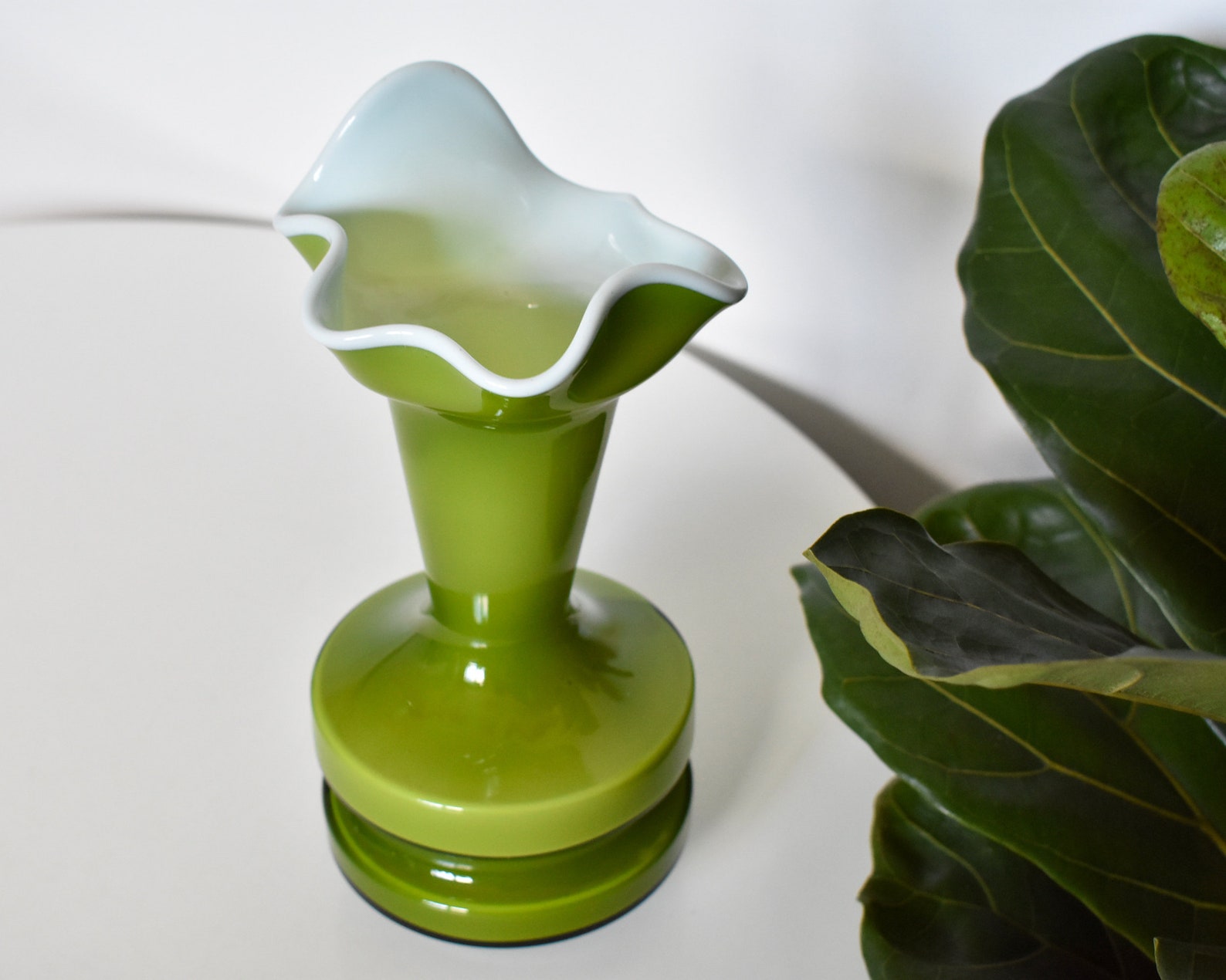 Mid Century Blown Glass Vase by Dragan Drobnjak Made in Etsy UK