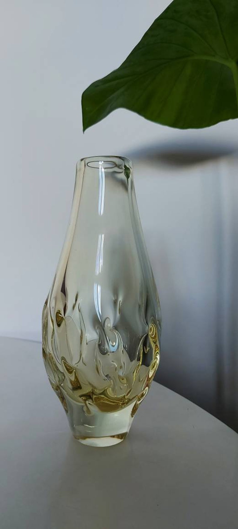 Zelezny Brod Sklo Vase by Miloslav Klinger / Art glass bud Etsy