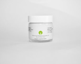 Natural Face Cream for Dry Skin – 100x Washed Ghee Moisturizer – Ayurvedic Night Cream – Sensitive Skin Hydration