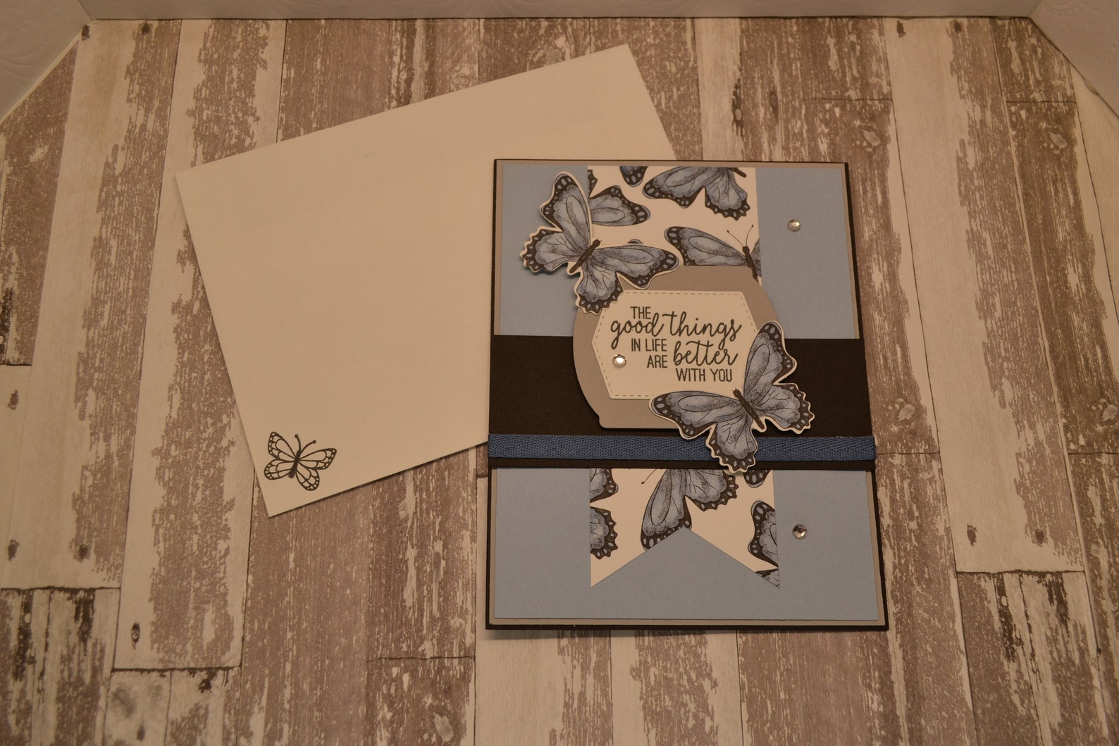 Just Because, Thank You, Stampin up Butterfly Gala - Etsy
