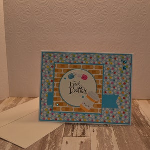Feel Better, Get Well, handmade card
