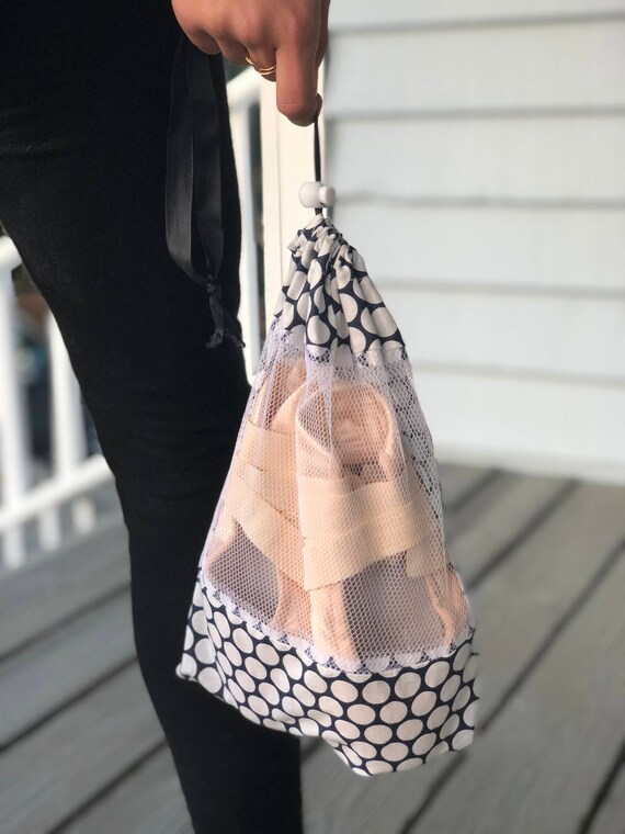 custom drawstring shoe bags