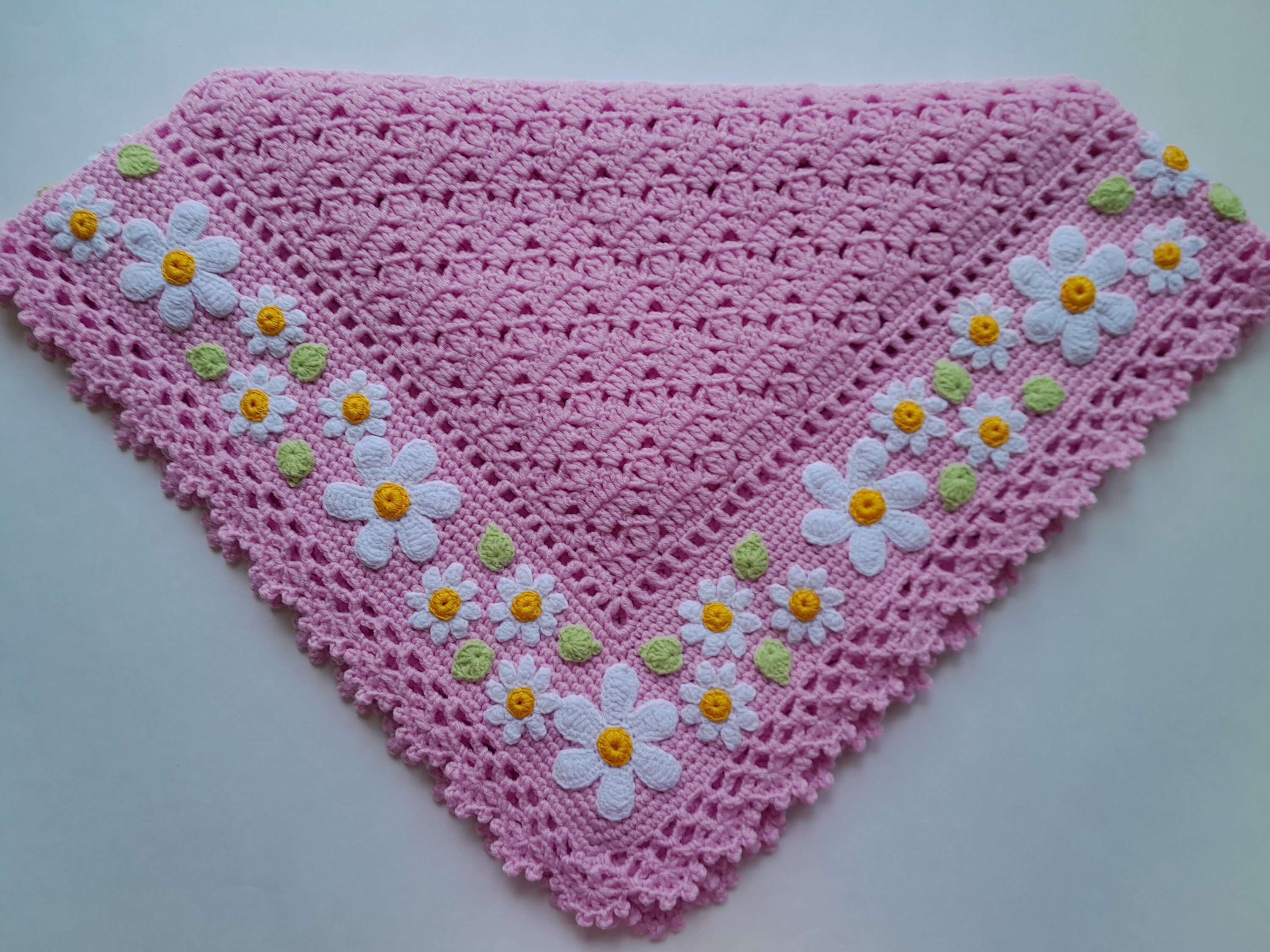 Pink Floral Baby Sleeping Net – Daisy Pattern
