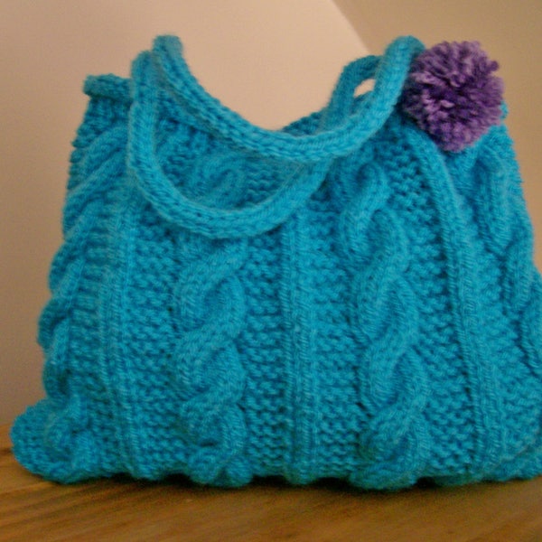 Small Cable Knit Bag