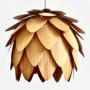 FAST SHIPPING/Wooden Chandelier /Wood pendant light/ Wood Handing Lamp / Handing ceiling lamp / Pendant Lamp