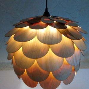 Wood pendant lamp / Ceiling lamp / Wood pendant light / Wooden Chandelier / Wood Handing Lamp / Handing Chandelier / Pendant Lamp