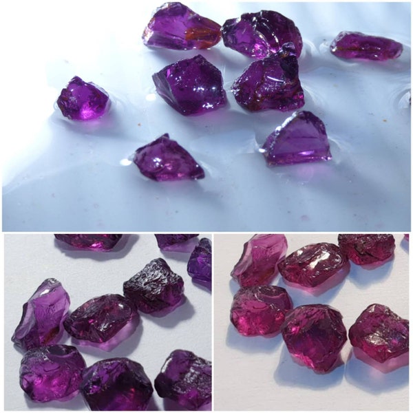 Purple Garnet,rough,of Mozambique,Loupe Clean to eye clean,Rough Size from 0.50 gram to 0.99 grams January,Birthstone,Natural,Purple Garnet