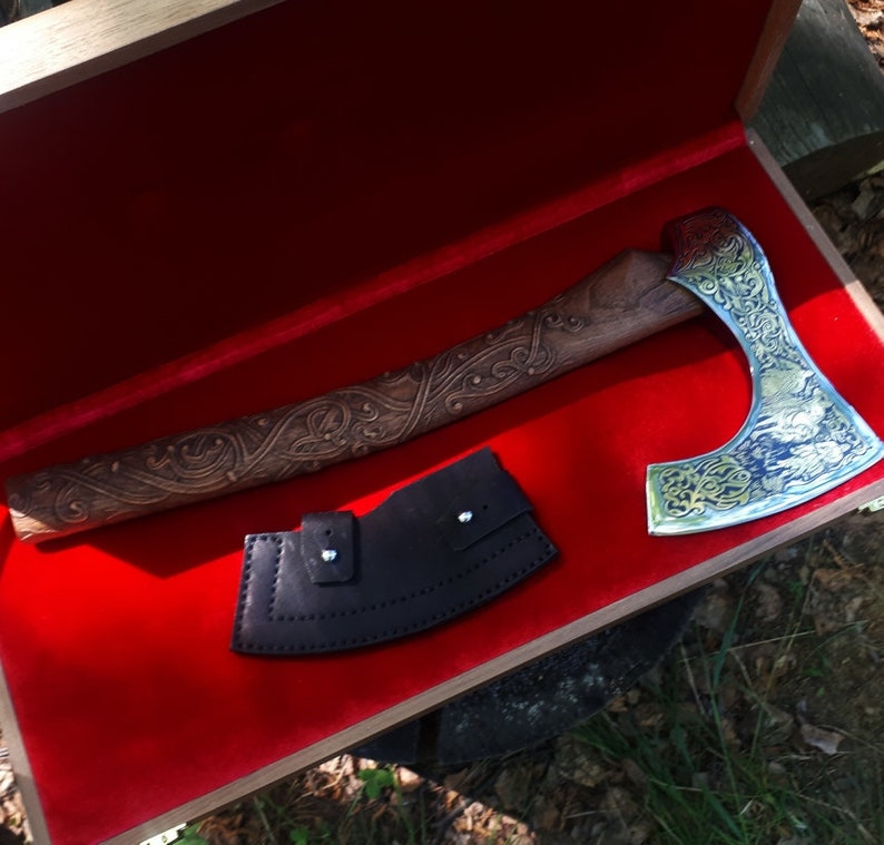 Russian axe j308. Engraving Axe. Gift for Him Russian Folk Etsy