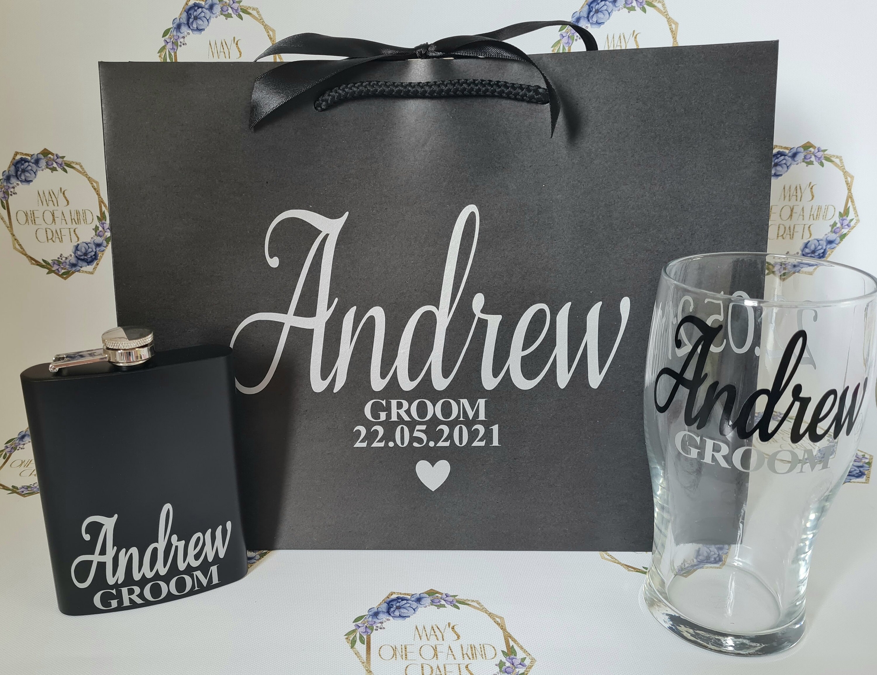 Groomsmen Groom Best Man Wedding gift sets. Personalised Etsy