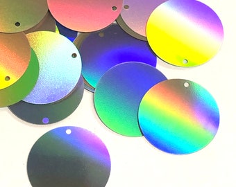 20% RECYCLED PET SEQUINS | 30mm Circles | 5 grams | 33+ Sequins