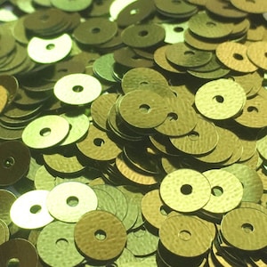 20% RECYCELT PET SEQUINS | 5 mm Kreise | 5 Gramm | Über 1.000 Pailletten