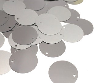 20% RECYCLED PET SEQUINS | 20mm Circles | 5 grams | 70+ Sequins