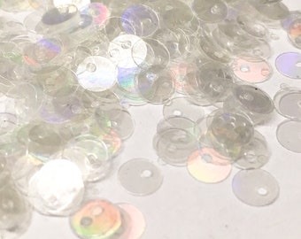 20% RECYCLED PET SEQUINS | 5mm Circles | top hole | 5 grams | 1,000+ Sequins