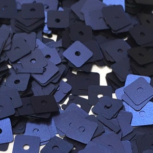 20% PAILLETTES IN PET RICICLATO / Quadrato da 5 mm / 5 grammi / Oltre 900 paillettes