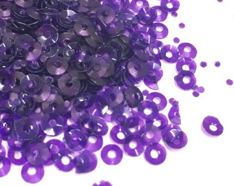 20% RECYCLED PET SEQUINS | 3mm Cupped Circles | 5 grams | 3,000+ Sequins