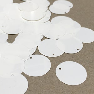 20% RECYCLED PET SEQUINS | 20mm Circles | 5 grams | 70+ Sequins