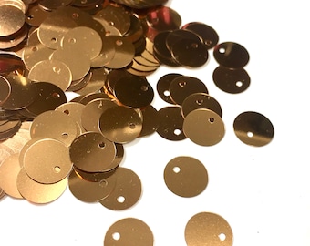 20% RECYCLED PET SEQUINS | 10mm Circles | 5 grams | 275+ Sequins