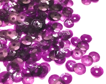 20% RECYCLED PET SEQUINS | 5mm Circles | Cupped | 5 grams | 1,000+ Sequins